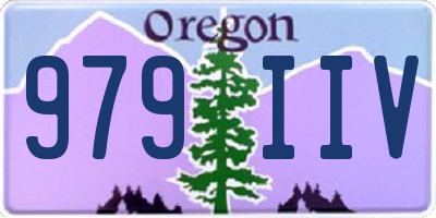 OR license plate 979IIV