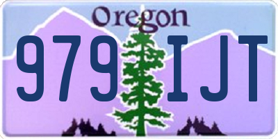 OR license plate 979IJT