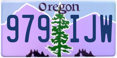 OR license plate 979IJW