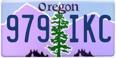 OR license plate 979IKC