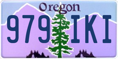 OR license plate 979IKI