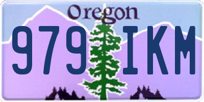 OR license plate 979IKM