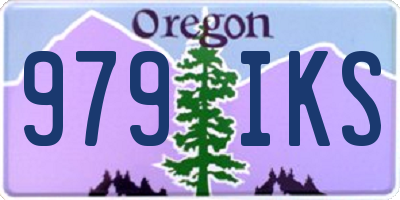 OR license plate 979IKS