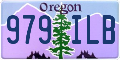 OR license plate 979ILB