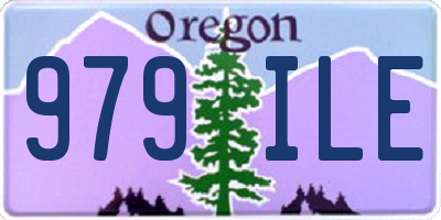 OR license plate 979ILE