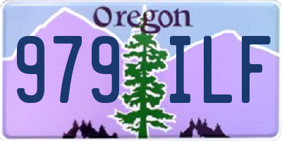 OR license plate 979ILF