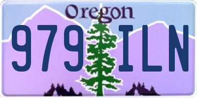OR license plate 979ILN