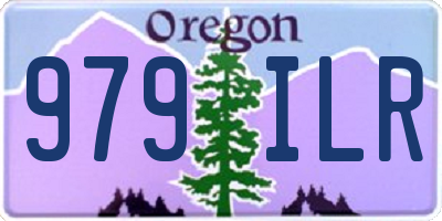 OR license plate 979ILR