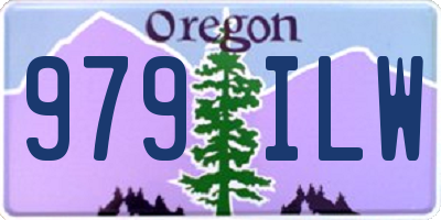 OR license plate 979ILW