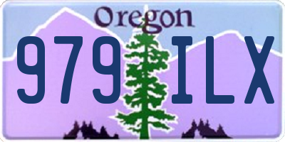OR license plate 979ILX