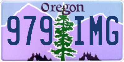 OR license plate 979IMG