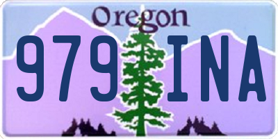 OR license plate 979INA