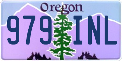 OR license plate 979INL