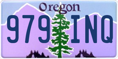 OR license plate 979INQ