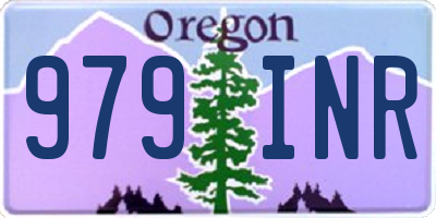 OR license plate 979INR