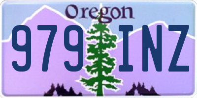 OR license plate 979INZ