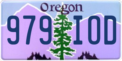 OR license plate 979IOD