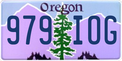 OR license plate 979IOG
