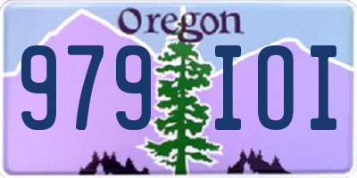 OR license plate 979IOI