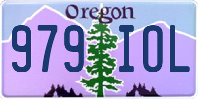 OR license plate 979IOL