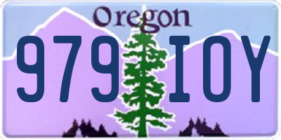 OR license plate 979IOY