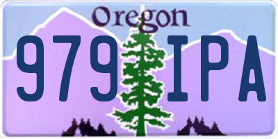 OR license plate 979IPA
