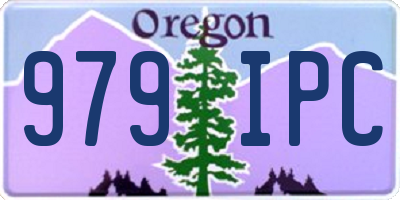 OR license plate 979IPC