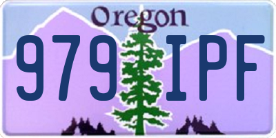 OR license plate 979IPF