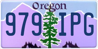 OR license plate 979IPG