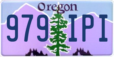 OR license plate 979IPI