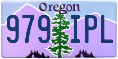 OR license plate 979IPL