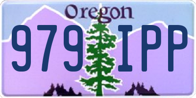 OR license plate 979IPP