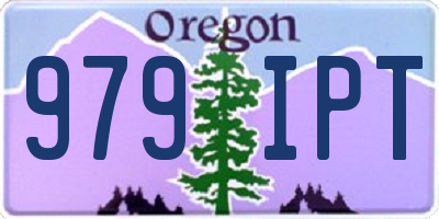 OR license plate 979IPT