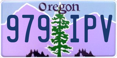 OR license plate 979IPV