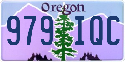 OR license plate 979IQC