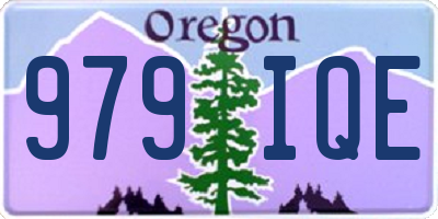 OR license plate 979IQE