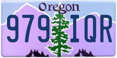 OR license plate 979IQR