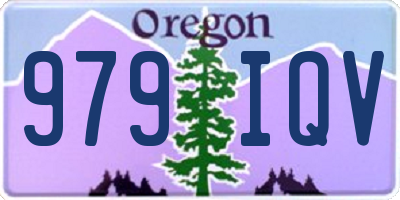 OR license plate 979IQV