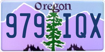 OR license plate 979IQX
