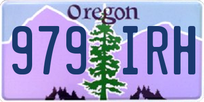 OR license plate 979IRH