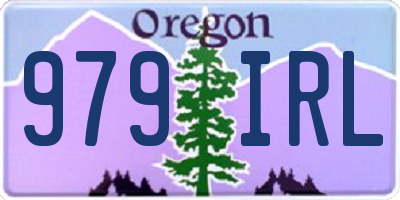 OR license plate 979IRL