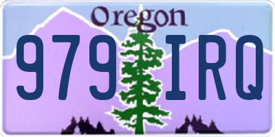 OR license plate 979IRQ