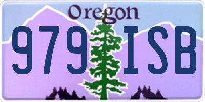 OR license plate 979ISB
