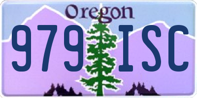 OR license plate 979ISC
