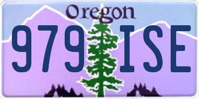 OR license plate 979ISE