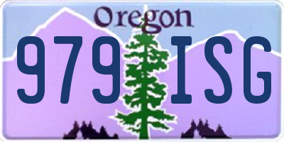 OR license plate 979ISG