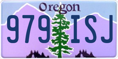 OR license plate 979ISJ