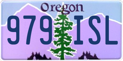 OR license plate 979ISL
