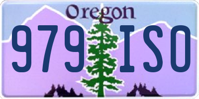 OR license plate 979ISO