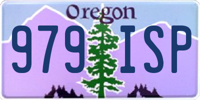 OR license plate 979ISP